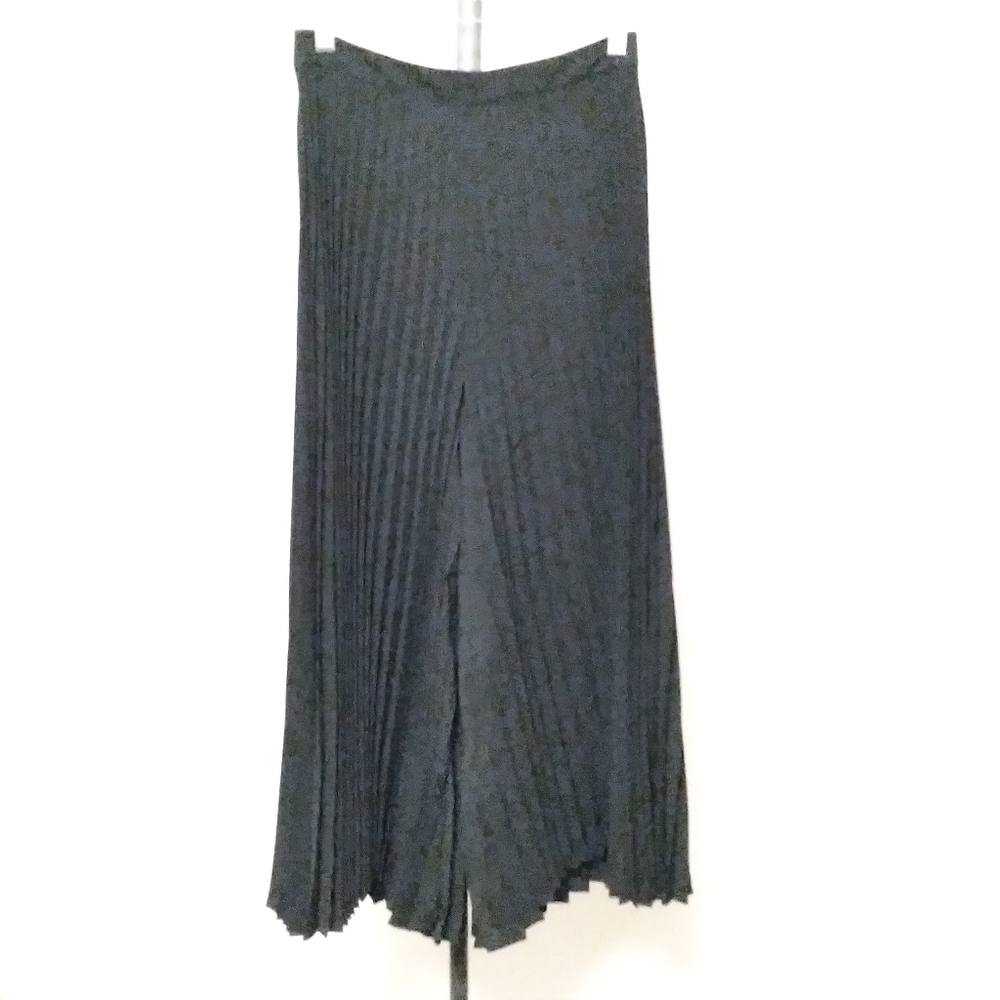 NWT - ZIMMERMANN Black Fanned Pants Wide-leg Cropped Pants, size 4 - Picture 4 of 14